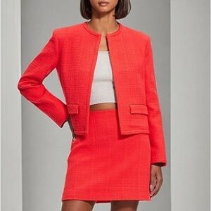 NWT Theory Set Tonal Tweed Jacket